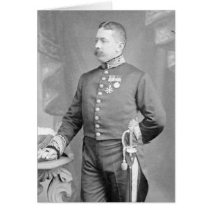 Brigadgeneral Herr Percy Molesworth Sykes Hälsningskort