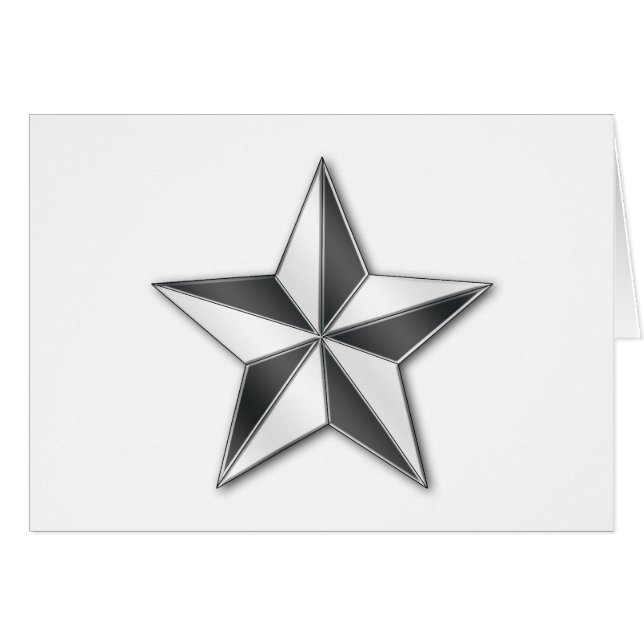 BrigadgeneralGeneral Hälsningskort (Framsidan Horizontal)