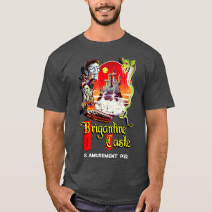 Brigantine Castle Amusement Pier Haunted House NJ T Shirt