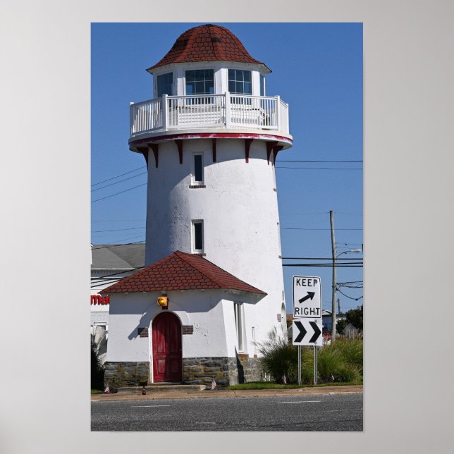 Brigantine Lighthouse Photo Poster (Framsidan)