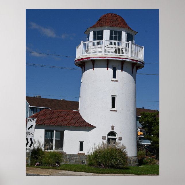 Brigantine Lighthouse Photo Poster (Framsidan)