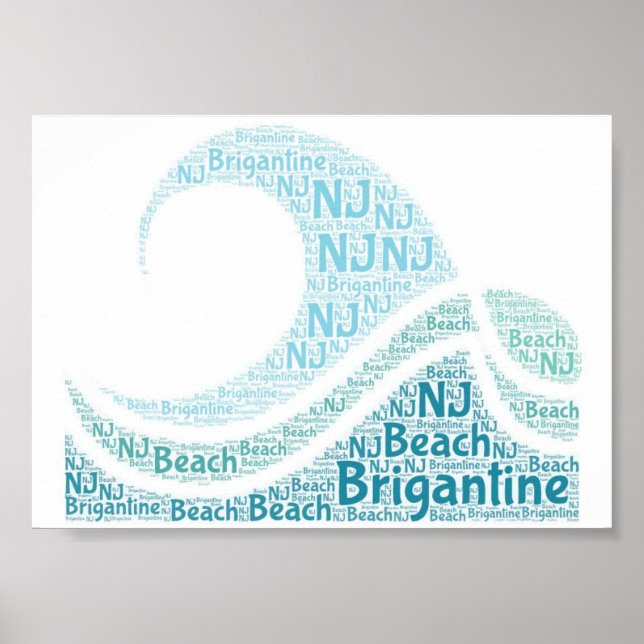 Brigantine, NJ-originalposter Poster (Framsidan)