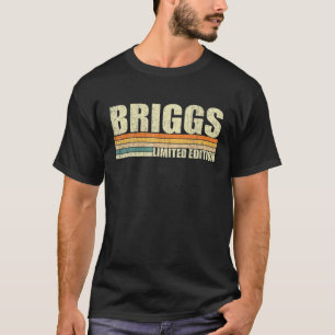 Briggs Gift Namn Personlig Funny Retro Vintage T Shirt