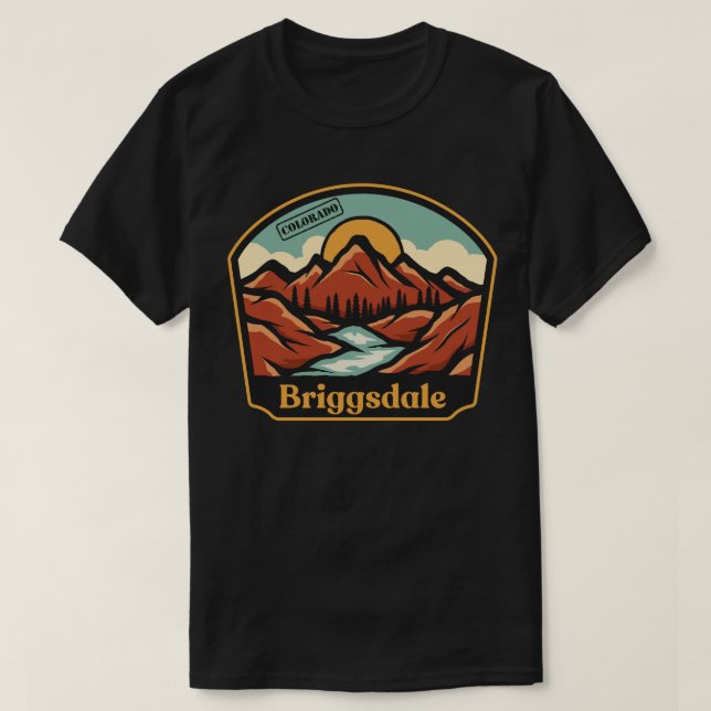 Briggsdale, Colorado T Shirt (Design framsida)