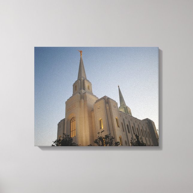 Brigham City Utah Temple #1 LDS Wall Art Canvas (Framsida)
