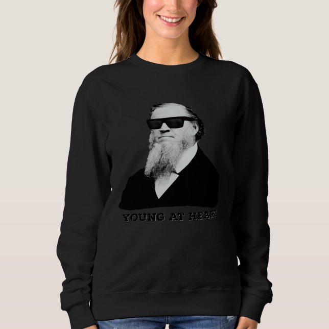 Brigham Young  Hjärtformade Solglasögon  LDS T Shirt (Framsida)