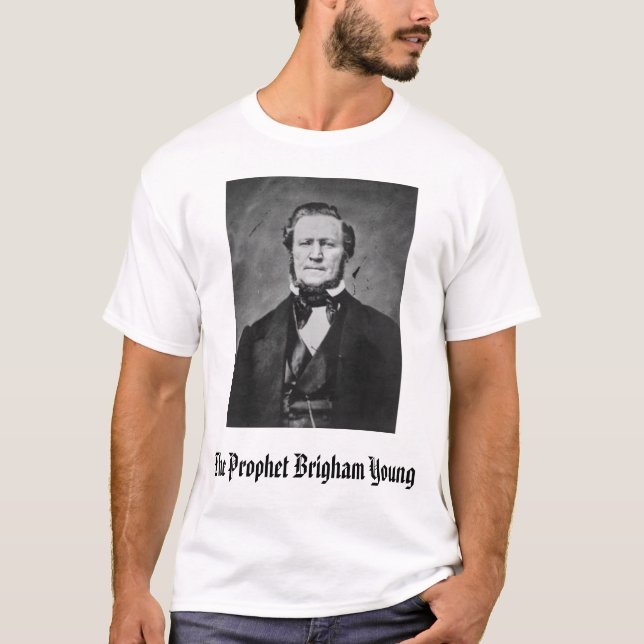 Brigham Young profeten Brigham Young T-shirt (Framsida)