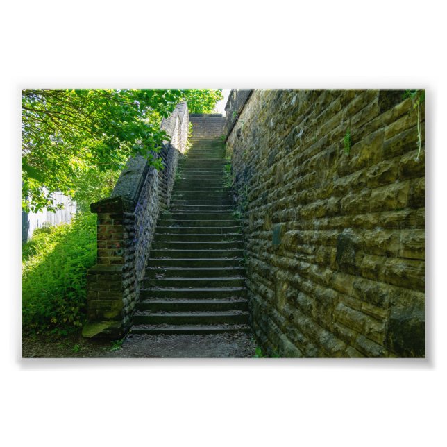 Brighouse Steps - West Yorkshire Fototryck (Framsidan)