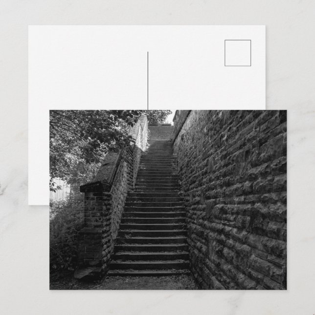 Brighouse Steps - West Yorkshire Vykort (Fram/baksida)