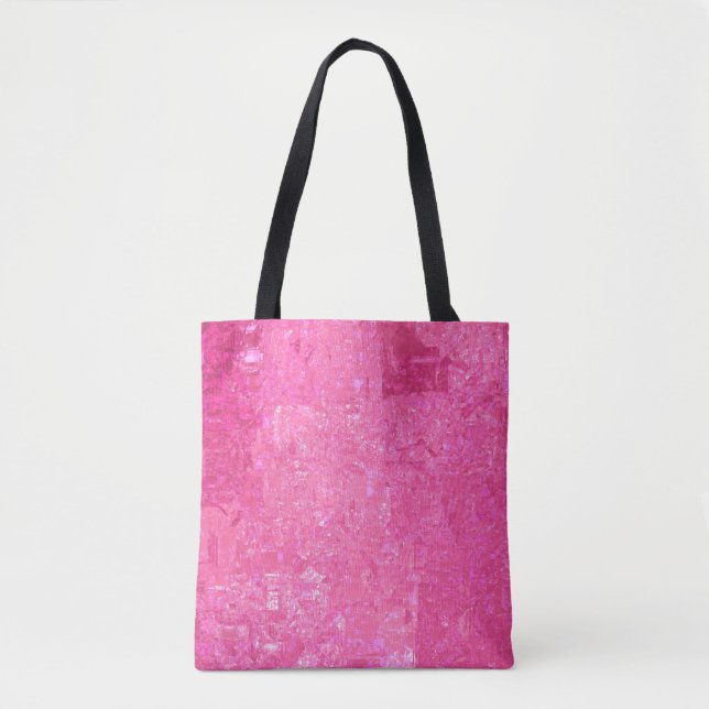 Bright abstract mosaic pink background with gloss tygkasse (Framsida)