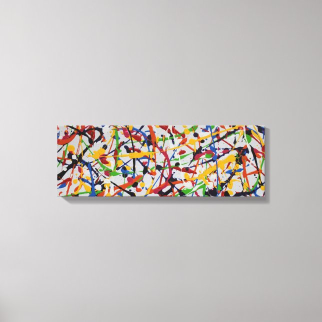 Bright Abstrakt Art, Färg Delight 201288 Canvastryck (Framsida)