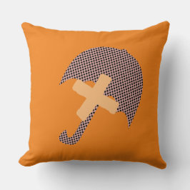 Bright Add Monogram Parbrella Pillow Kudde