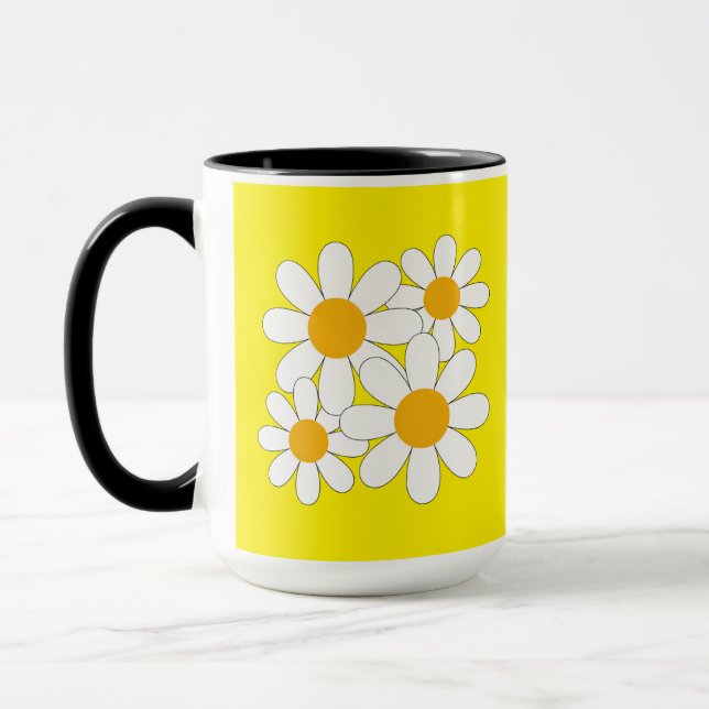 Bright and Bold Daisy Mugg (Vänster)