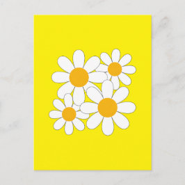 Bright and Bold Daisy Vykort