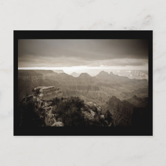 Bright Angel-punkt vid Grand Canyon Vykort