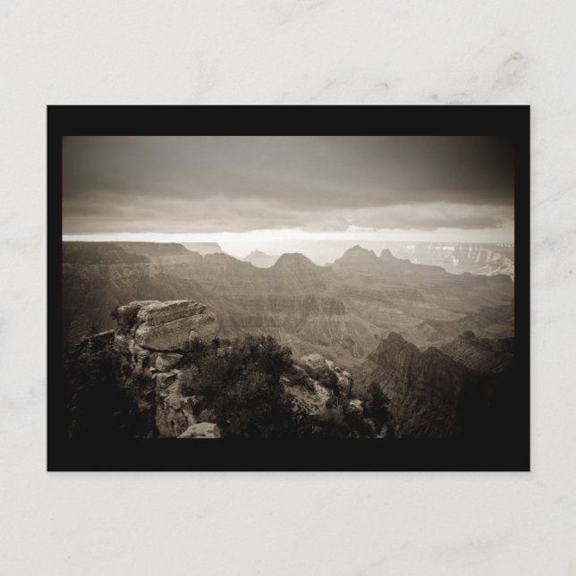 Bright Angel-punkt vid Grand Canyon Vykort (Framsida)