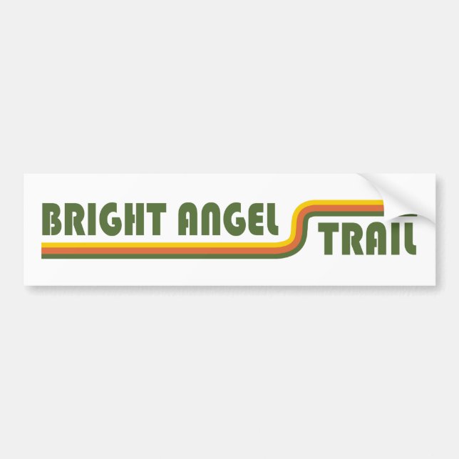 Bright Angel Trail Grand Canyon Bildekal (Framsidan)