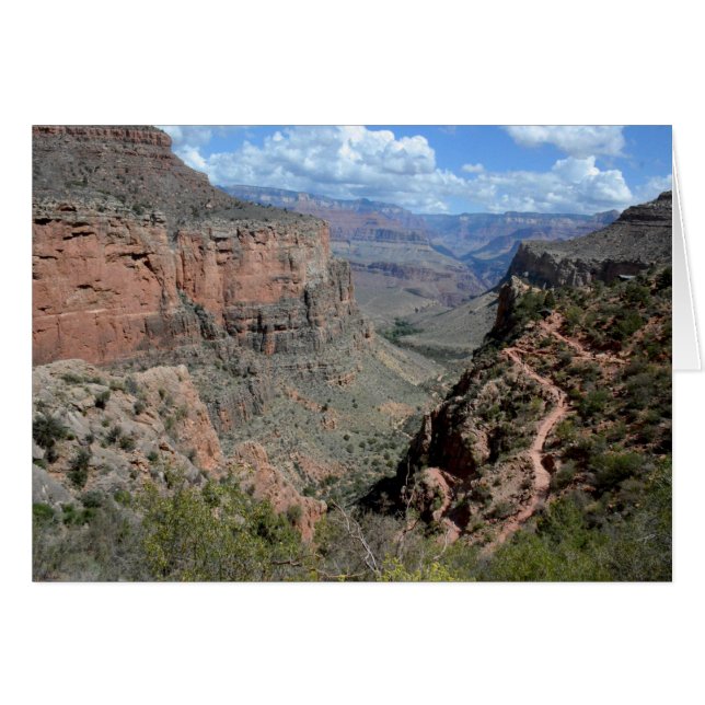 Bright Angel Trail, Grand Canyon OBS Kort (Framsidan Horizontal)
