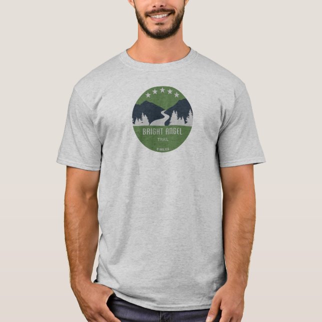 Bright Angel Trail Grand Canyon T Shirt (Framsida)