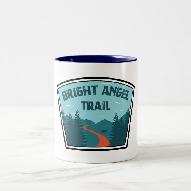Bright Angel Trail Grand Canyon Två-Tonad Mugg (Center)