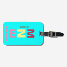 Bright Aqua Blue Boho med flera färgader