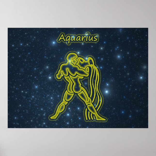 Bright Aquarius Poster (Framsidan)