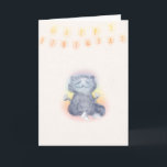 Bright Aura Funny Cute Yoga Cat Friend Birthday Kort<br><div class="desc">Ett sött, humoristiskt födelsedagskort från en katt som gör yoga. Budskapet i texten lyder: "Låt din aura lysa i dag." Anpassa det här födelsedagskortet med ditt namn, mottagarens namn och till och med meddelandet. En trevlig present till en vän, en bästa vän, din mamma, syster, moster eller vilken kvinna (eller...</div>