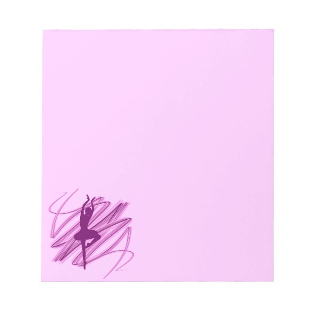 Bright ballerina dancer anteckningsblock (Framsida)