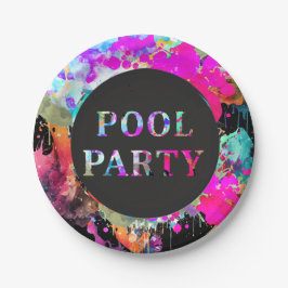 Bright Bassäng Party födelsedag, oavsett ålder,