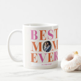 Bright Bästa Mamma någonsin Fotogåkaffe Mugg