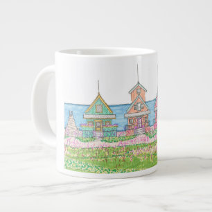 Bright Beach Cottage Jumbo Mugg