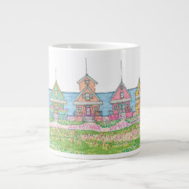 Bright Beach Cottage Jumbo Mugg