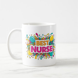 Bright Best Nurse Mugg