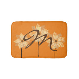 Bright Blommigt Art Monogram Badrumsmatta