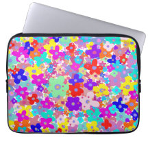 Bright Blommigt Laptop sleeve