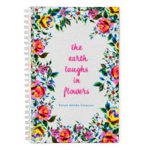 Bright Blommigt Skratt Dot Grid Journal