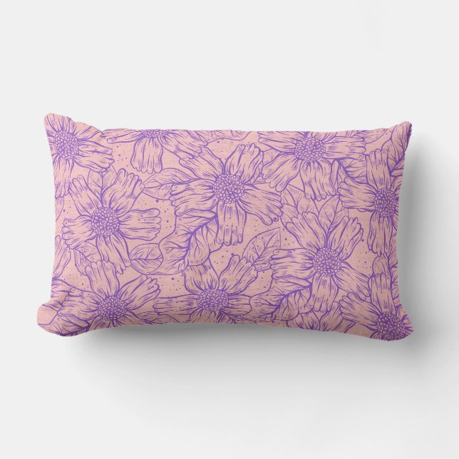 Bright Bloom Accent Pillow Lumbarkudde (Framsida)