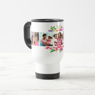 Bright blooms 5 Photo Collage Monogramme Resemugg