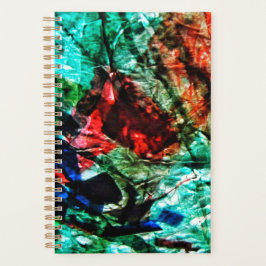 Bright blue abstract planner,Blue bright dazzling