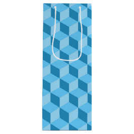 BRIGHT BLUE GEOMETRIC CUBE MÖNSTER