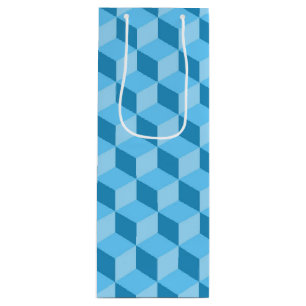 BRIGHT BLUE GEOMETRIC CUBE MÖNSTER