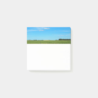 Bright Blue Prairie Himmel Square Post-it Block
