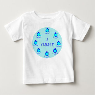 Bright Blue Turtle Boy Baby Clothing T Shirt