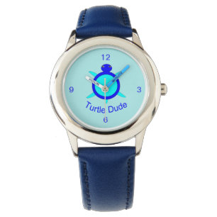 Bright Blue Turtle Killen Kids Watch Armbandsur