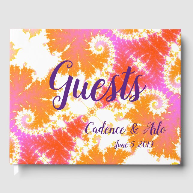 Bright Boho Gästböcker (Framsida)