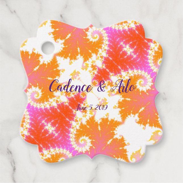 Bright Boho Gåvor Etiketter (Framsida)