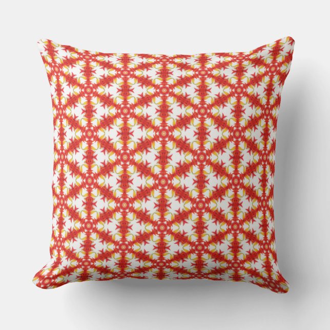 BRIGHT BOLD RETRO OPTICS Throw Cushion Utomhuskudde (Framsida)