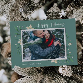 Bright Boughs | Glad helg Photo Helgdag Card Julkort