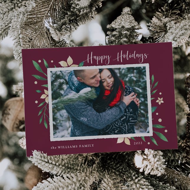 Bright Boughs | Glad helg Photo Helgdag Card Julkort (Skapare uppladdad)