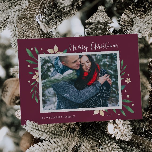 Bright Boughs | God jul Photo Helgdag Card Julkort (Skapare uppladdad)